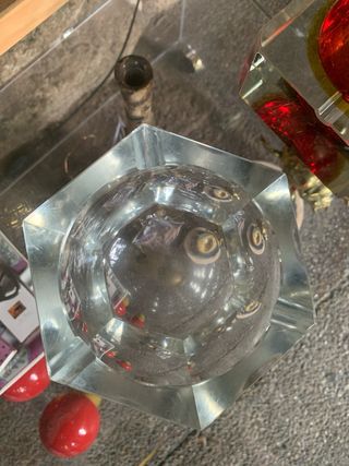 Cenicero Cristal Hexagonal Vintage