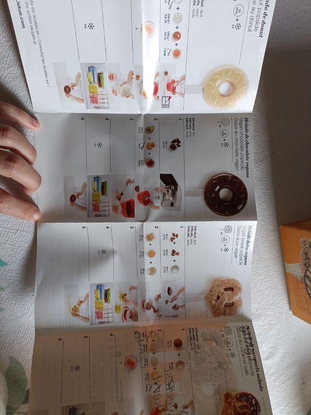 Moldes helados Lekue (2x Donut, 1x Oso)