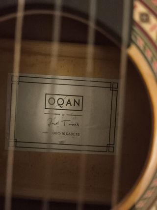 Guitarra clásica infantil. Tamaño cadete, 3/4.