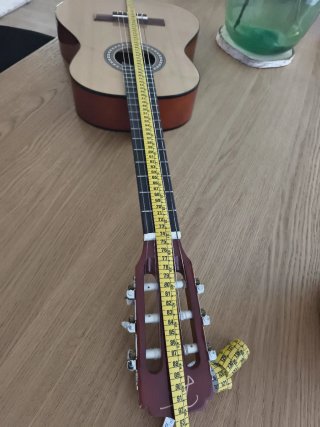 Guitarra clásica infantil. Tamaño cadete, 3/4.