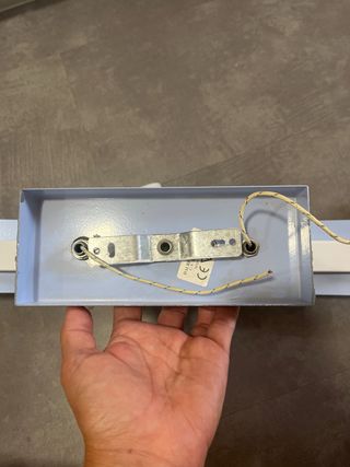 Lampara 3 luces gris plata