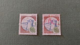 Francobolli Castelli d'Italia - lire 500