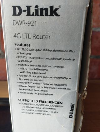 Router 4G LTE D-Link DWR-921 N300