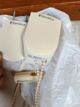 5 Cortinas Bandalux opaca beig