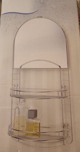 Estantería baño con espejo - metal