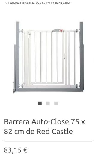 Puerta seguridad Bebés Red Castle