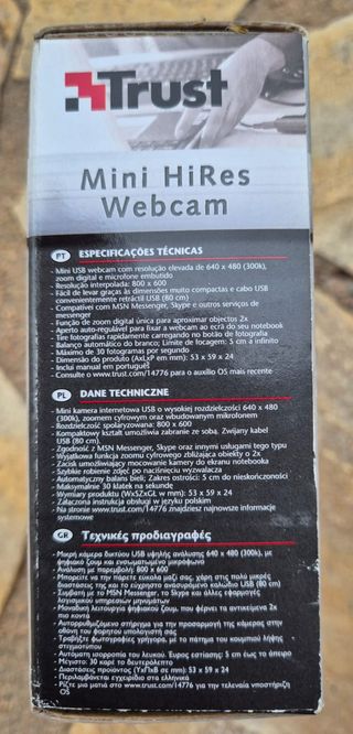 Webcam Trust Mini Hi-Res WB-3300p 640 x 480 pixel