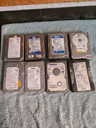 8 Discos duros - Maxtor, Seagate, WD