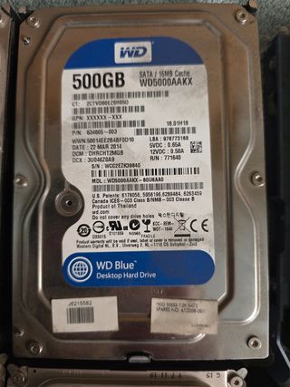 8 Discos duros - Maxtor, Seagate, WD