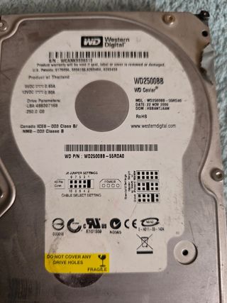 8 Discos duros - Maxtor, Seagate, WD