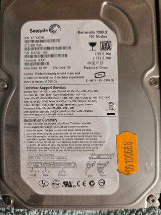 8 Discos duros - Maxtor, Seagate, WD