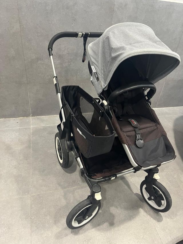 Bugaboo Burro Twin Preto