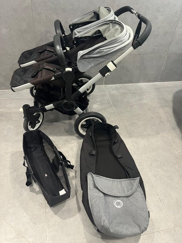 Bugaboo Burro Twin Preto