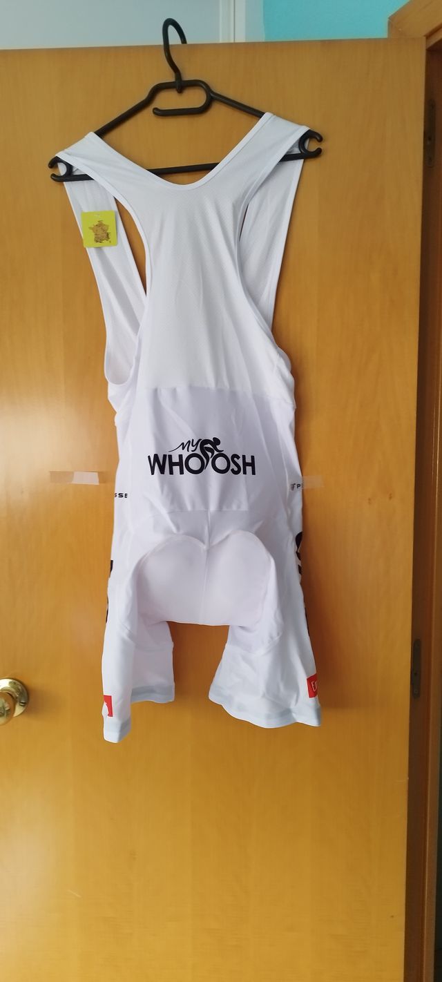 Culotte ciclismo UAE Team Emirates blanco