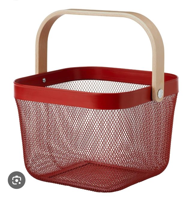 Cesta Ikea Risatorp roja