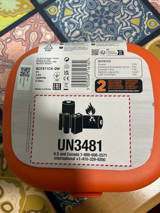 Atornillador Black+Decker 3.6V
