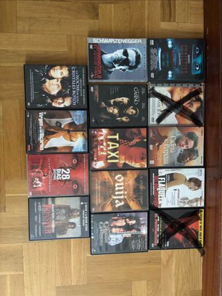Lote 38 películas DVD - Acción, Drama, Terror...
