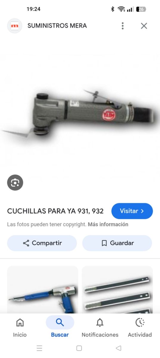 CUCHILLAS Desmontalunas para YA 931 YA 932 Nuevas