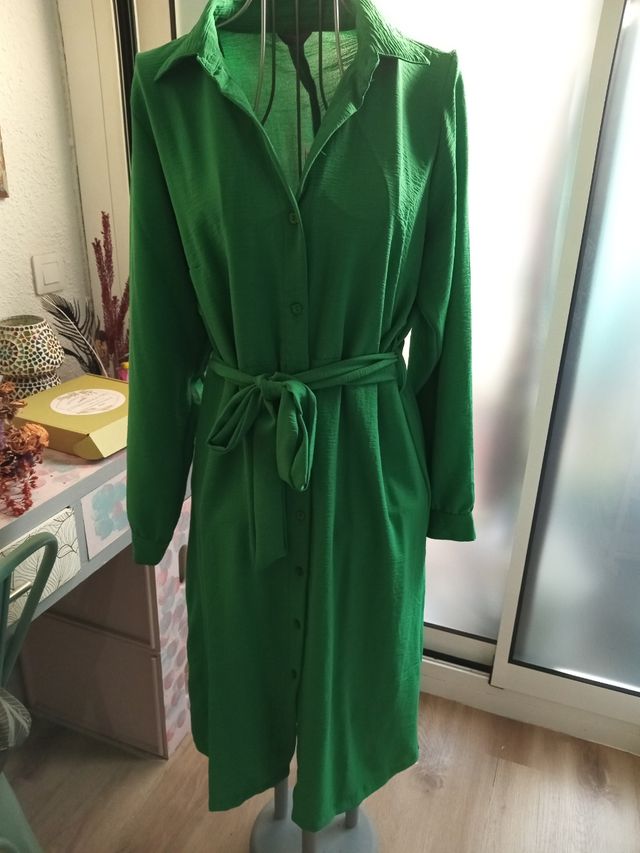 Vestido verde midi
