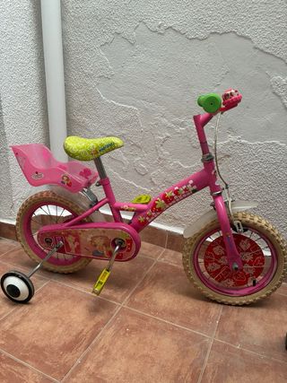 Bicicleta niña 16" con ruedines