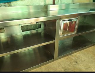 Mueble Cafetera de acero inoxidable para barra