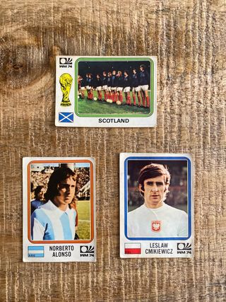 Cromos album Mundial Munich 74 Panini
