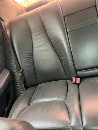 Asientos traseros cuero negro Mercedes Benz W220