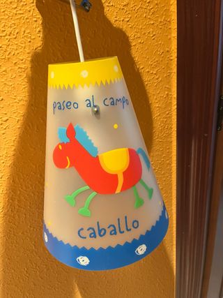 Lampara infantil caballo