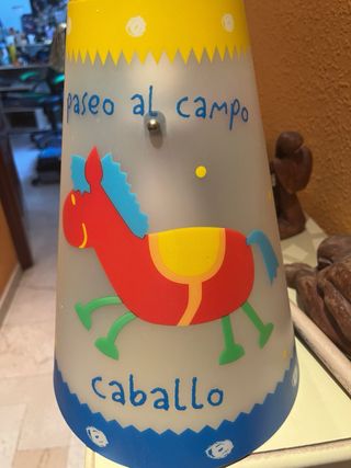 Lampara infantil caballo