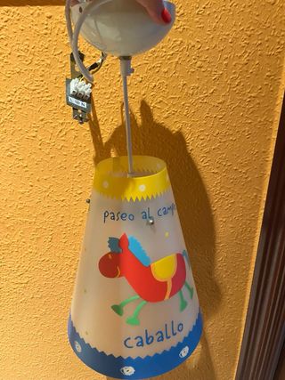 Lampara infantil caballo