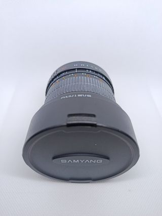 Objetivo Samyang 8mm F3,5 Canon Fish Eye POCO USO