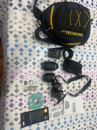 Nikon D3100 + 2 objetivos