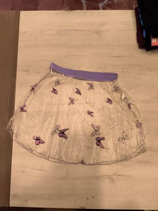 Falda tul niña - mariposas
