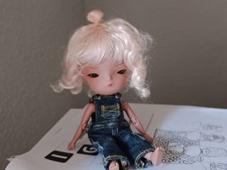 Muñeca BJD Luo con peluca