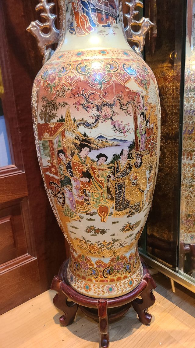 Jarrón oriental Vintage Decorativo