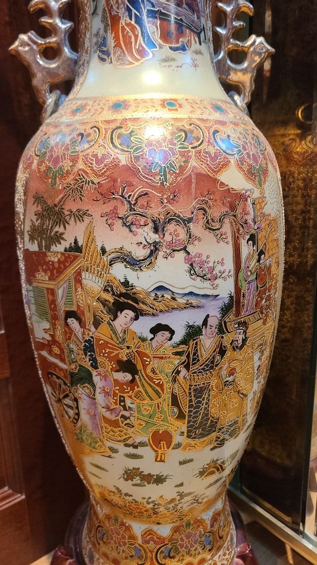 Jarrón oriental Vintage Decorativo