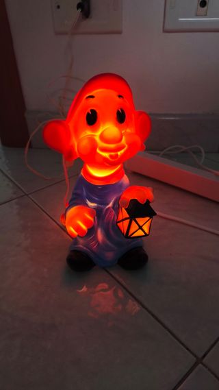Lampada 7 Nani Disney vintage cucciolo