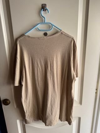 Camiseta Zara beige verano