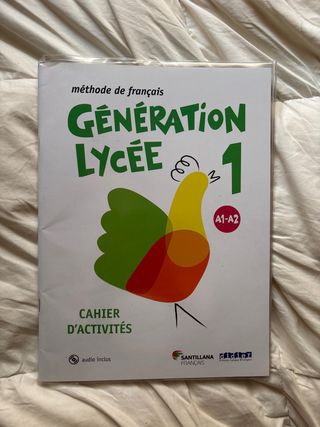 GENERATION LYCEE A1/A2 CAHIER+CD