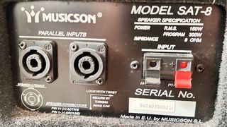 Pareja de altavoces Musicson SAT-8 (150W)