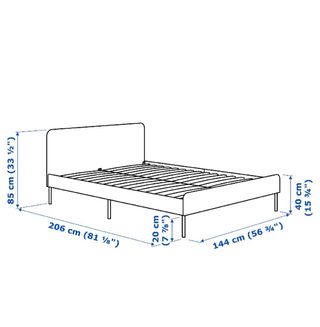 Cama SLATTUM IKEA 140x200 y colchón incluido nueva