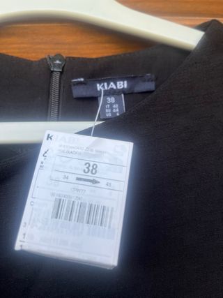 Vestito nero lungo tg S