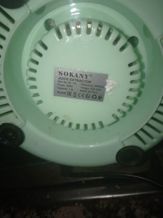 Licuadora Sokany 2 en 1 - 500W