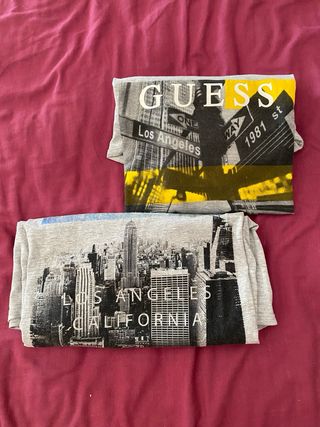 lote 2 camiseta guess originales T.L casi nuevas. 