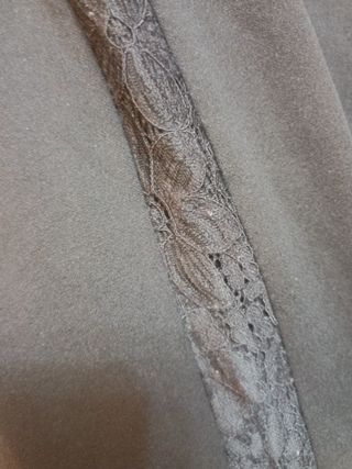 Pantaloni neri ricamo S
