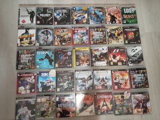 PS3 (PlayStation 3): 36 juegos