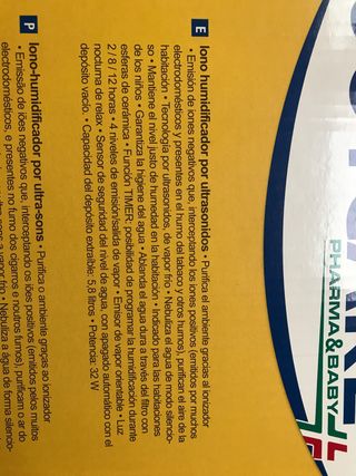 Humidificador iónico ultrasónico JOYCARE