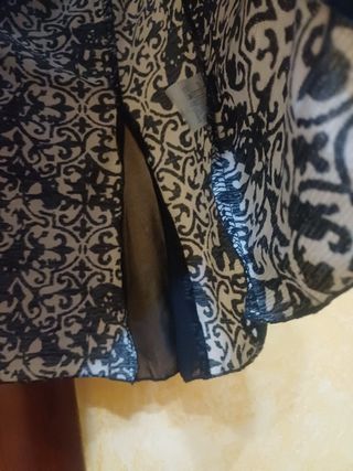 Maglia elegante bianco-nero dettagli velati