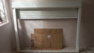 Ventana aluminio blanco climalit, muy buen estado