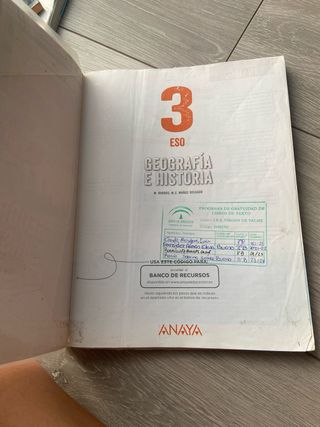 Geografía e Historia 3.